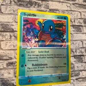 Squirtle Pokémon Poster with Vibrant Colors